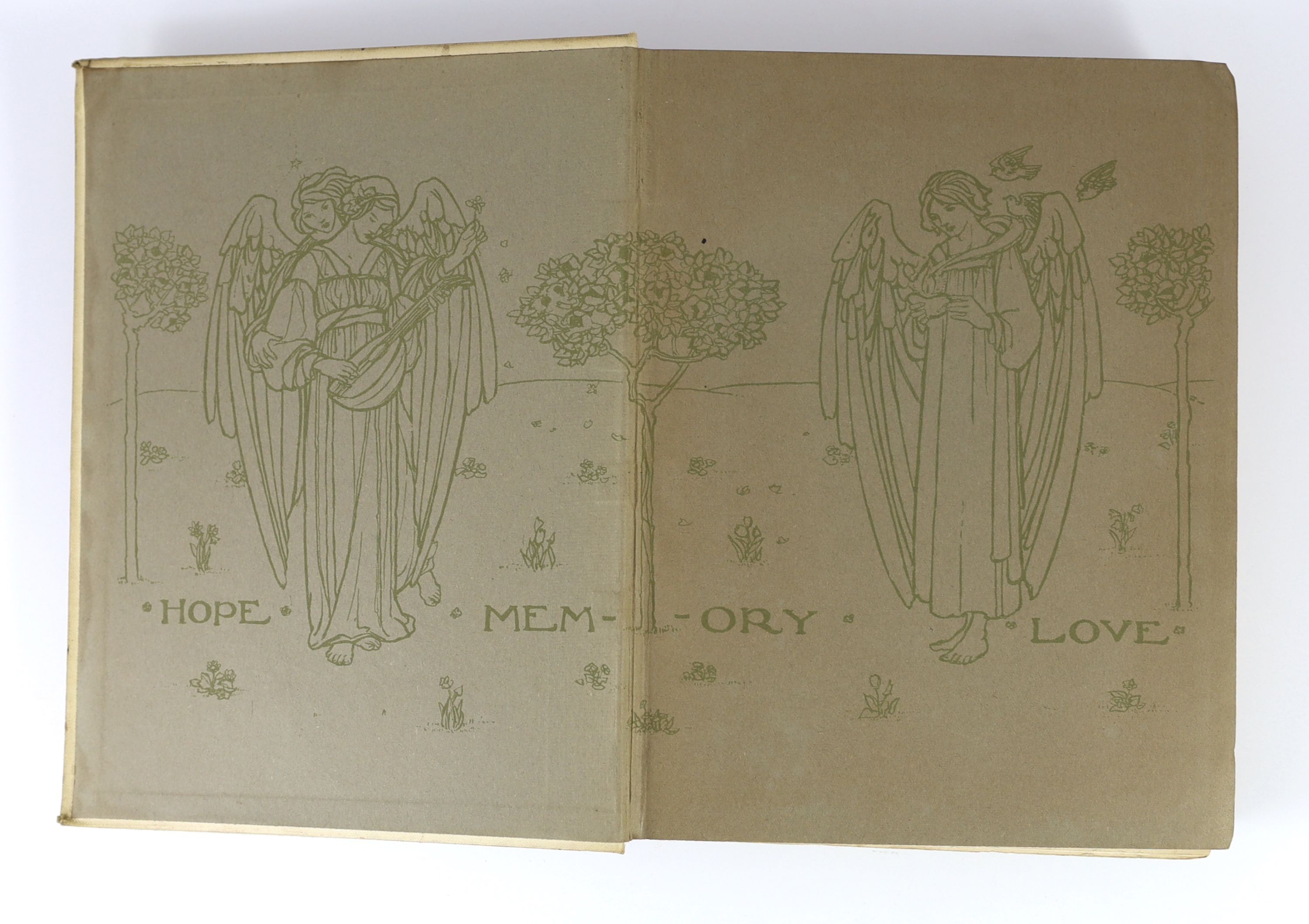 Rossetti, Christina Georgina - Poems, illustrated by Florence Harrison, 4to, cloth gilt, with 36 tipped-in colour plates, introduction by Alice Meynell, London, 1910